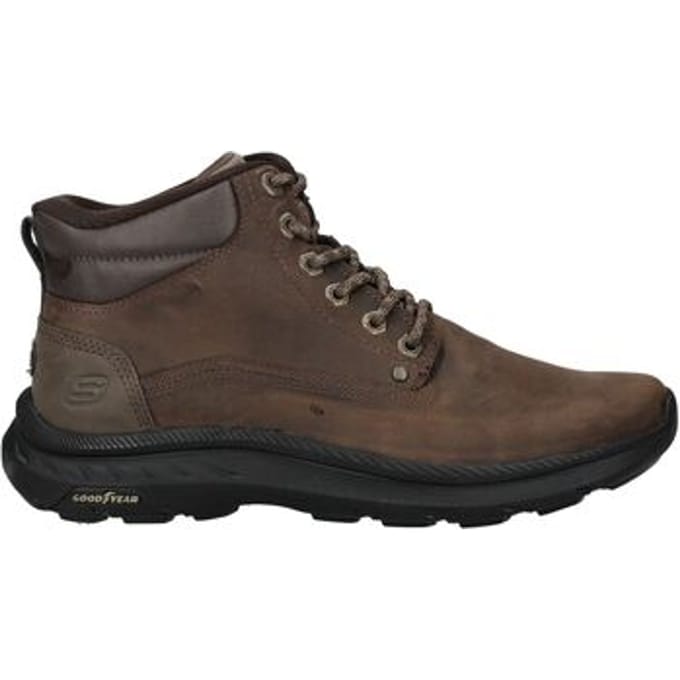 Skechers POLLARD - WAYLON Heren Instappers - Donkerbruin