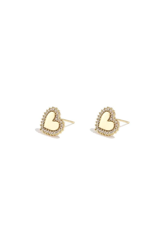 Lovely oorknopjes glamour randje goud