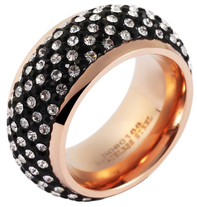 AKZENT Akzent Dames Ring Ganit rosé, goudkleurig, duurzaam