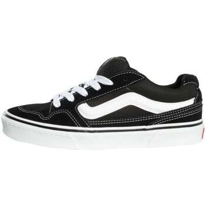 VANS MN Caldrone SUEDE/MESH Heren Sneakers - BLACK/WHITE