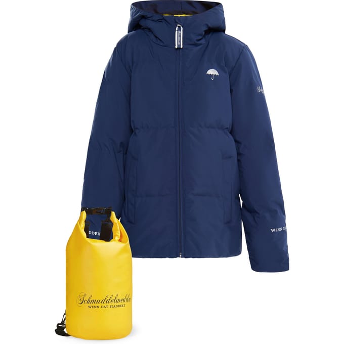Schmuddelwedda Anorak + Tagesrucksack - SET Meisjes marine