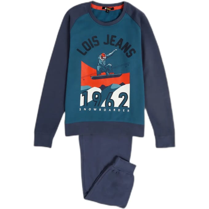 Kinder pyjama met lange raglanmouwen Lois XGames