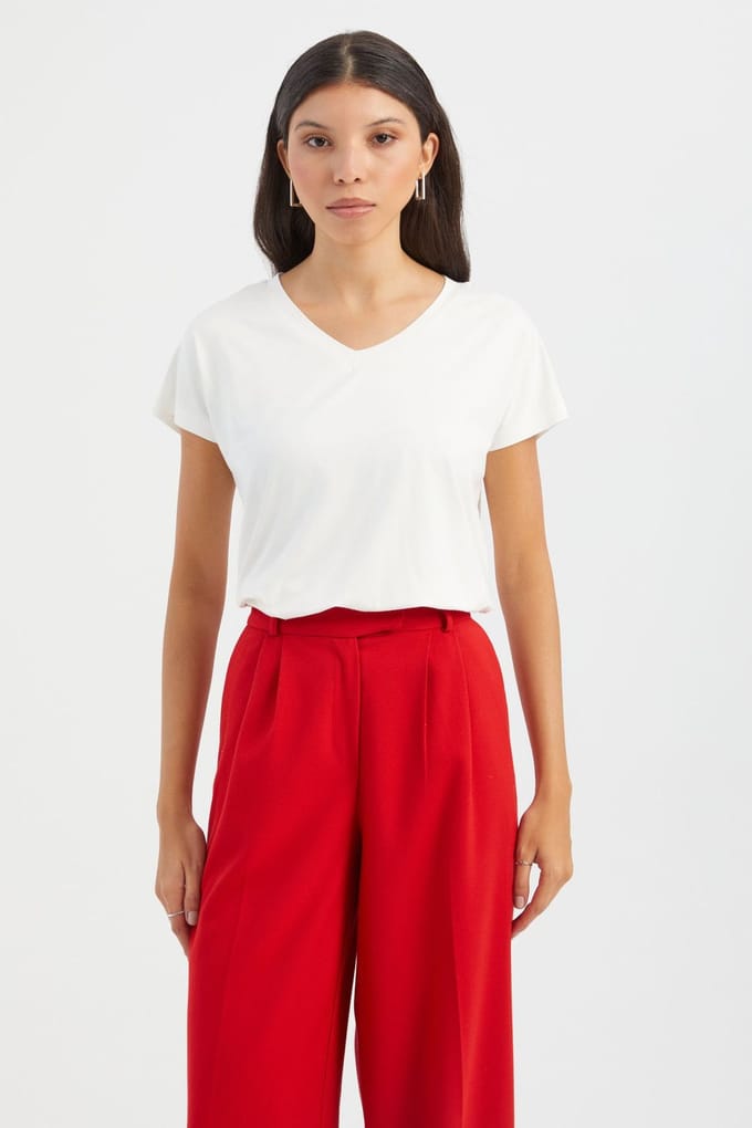Scoop Necks Relaxed T-shirt