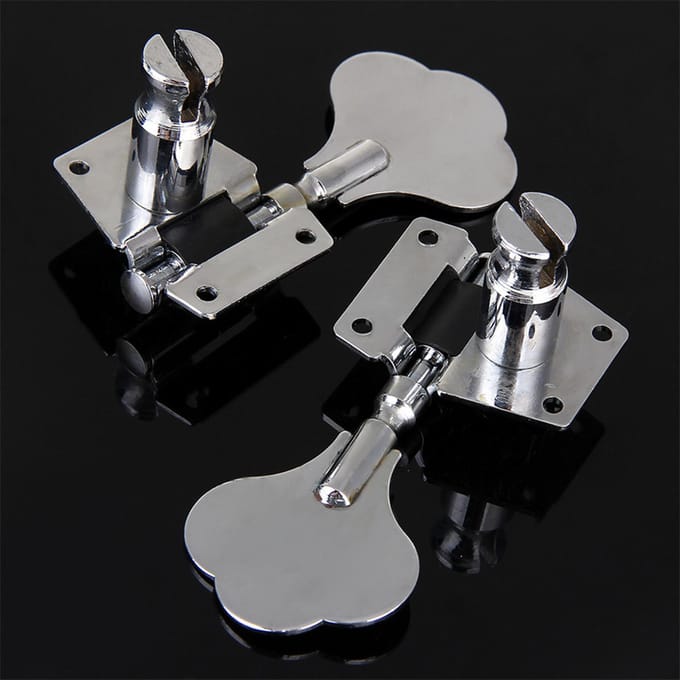 1PCS Links & 4PCS Rechts Bass Tuner Peg Gitaar Stemsleutels 1 right: 1 Right (80g) gray