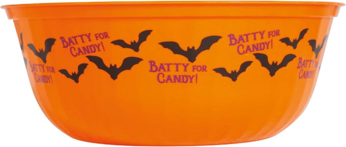 Fiestas Guirca - Halloween oranje schaal vleermuizen (27 cm)