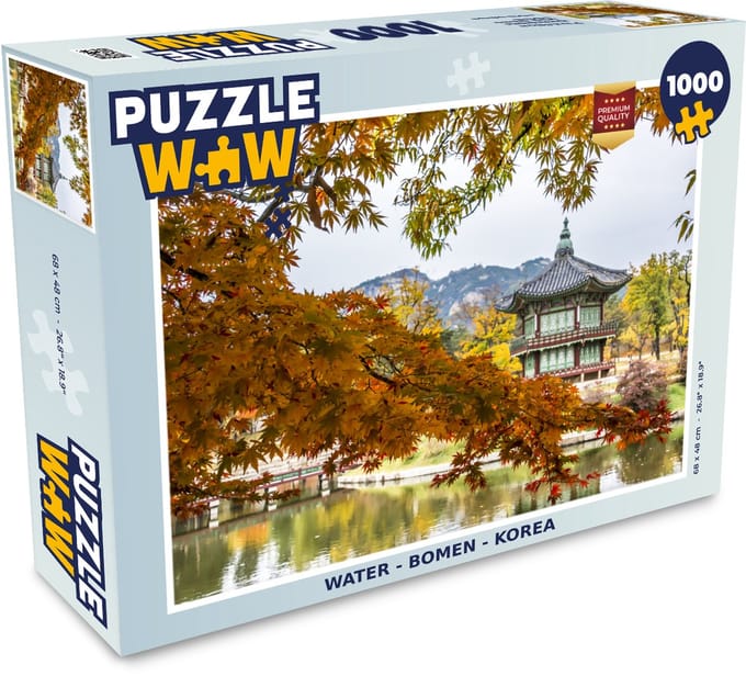 Puzzel Water - Bomen - Korea - Legpuzzel - Puzzel 1000 stukjes volwassenen