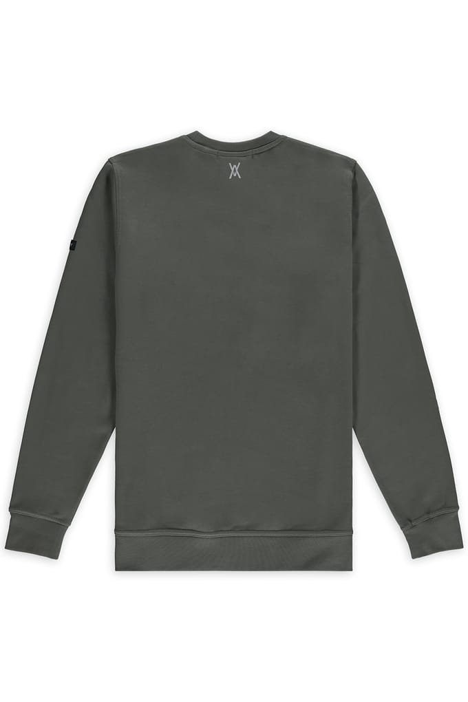Aspact Mylo Crewneck Grey Maat: S | Sweaters Outlet | Unisex | Grijs