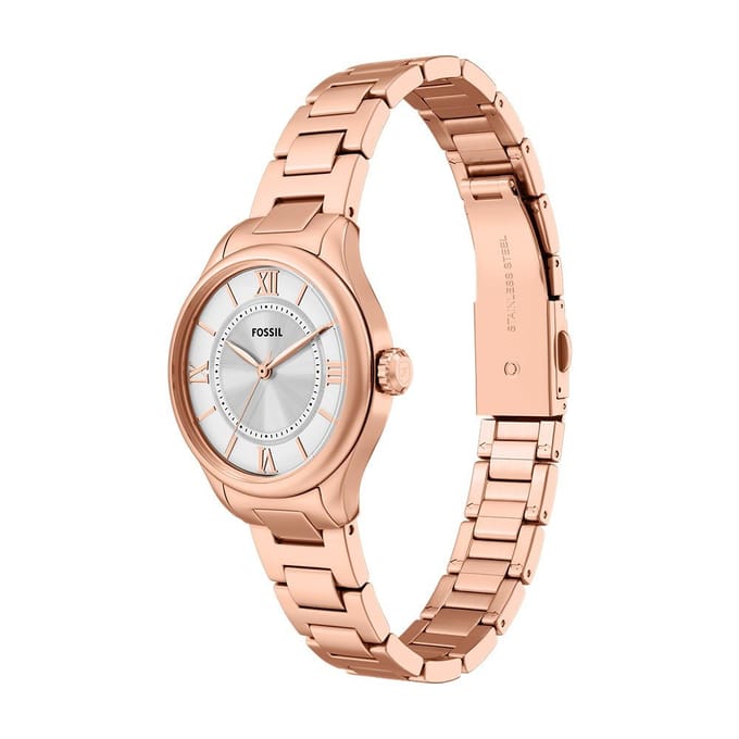 Fossil Gilmore ES5420 Horloge - Staal - Rosékleurig - Ø 28 mm