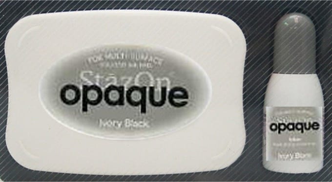 Tsukineko StazOn Opaque Inkpad Ivory Black