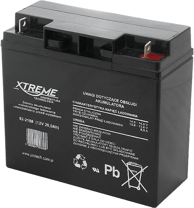 Xtreme - Gel Accu - 20Ah 12V - Loodaccu