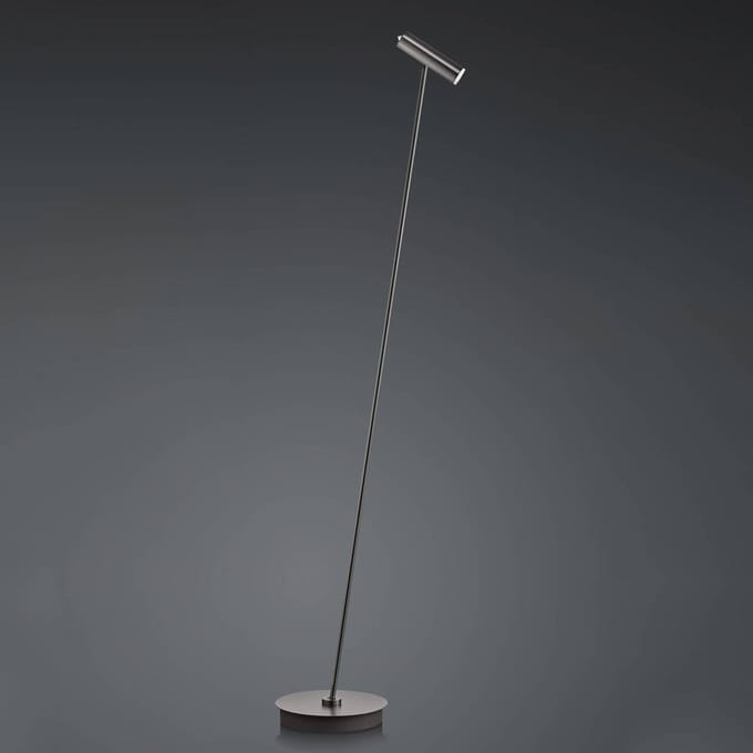 HELL LED vloerlamp Tom, dimbaar, brons