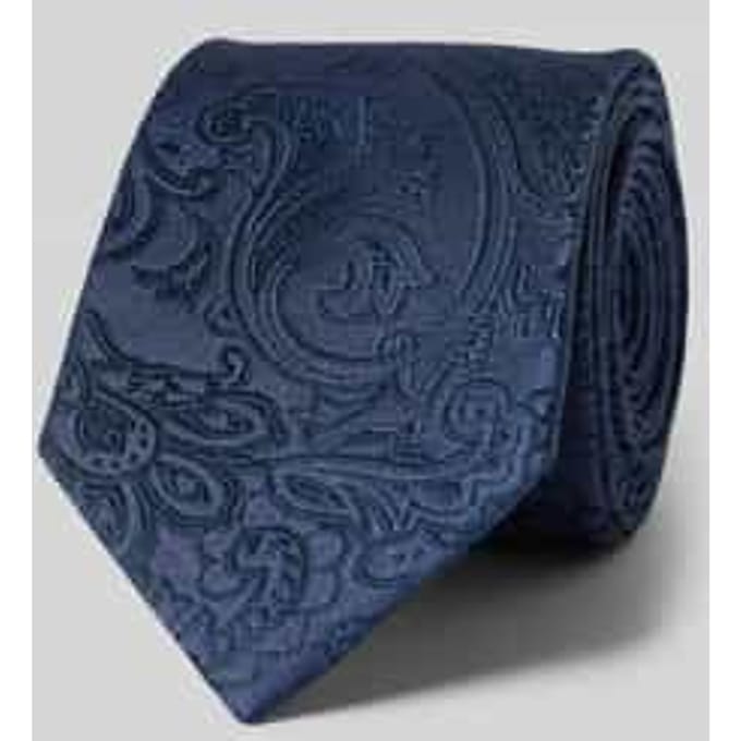 OLYMP smalle stropdas - marineblauw