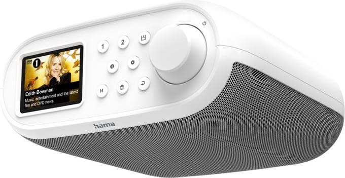 Hama Digitale radio "DIR400", DAB+/internetradio/Bluetooth® RX/app, wit