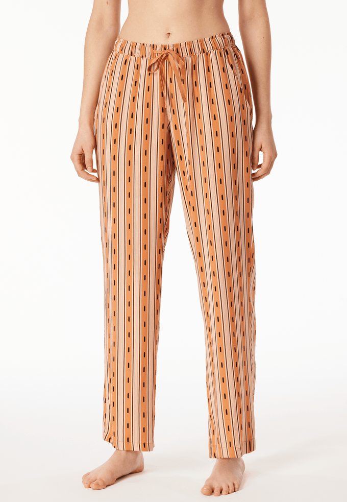 Geweven broek lang strepen meerkleurig - Mix+ Relax 38