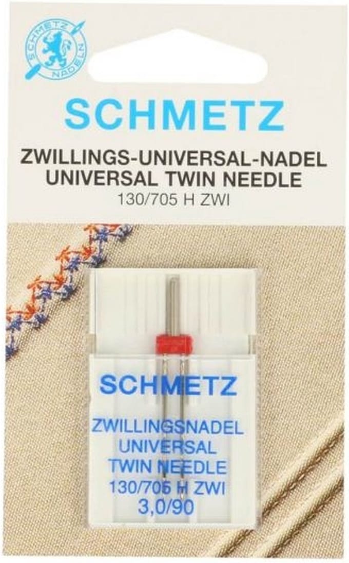 Naaimachinenaalden tweelingnaald 3,0mm/dikte 90