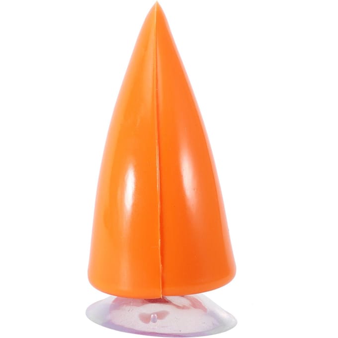 Casque de Moto Diable Cornes de Démon avec Ventouse Décoration AccessoiresOrange orange