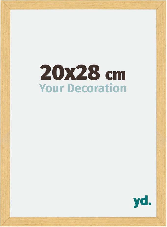 Your Decoration - Fotolijst 20x28 cm - MDF - Beuken Decor - Mura