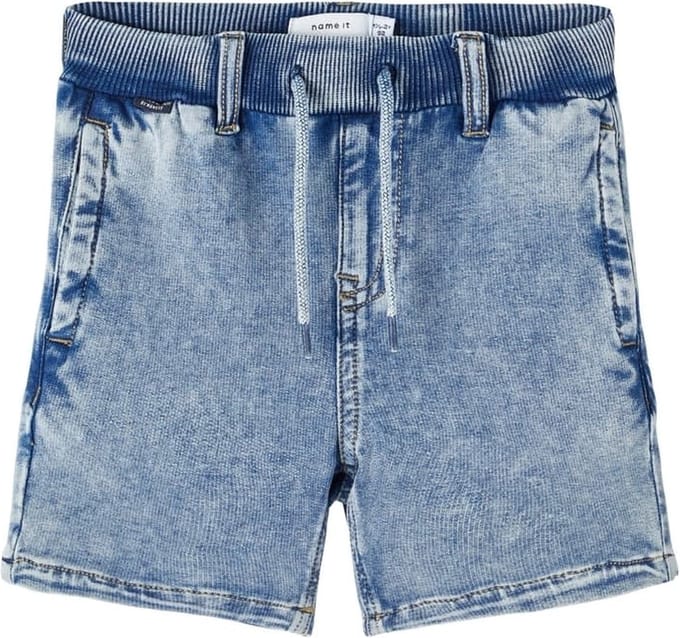 Name it Jongens Jog Jeans Short Ryan Medium Blue - 92