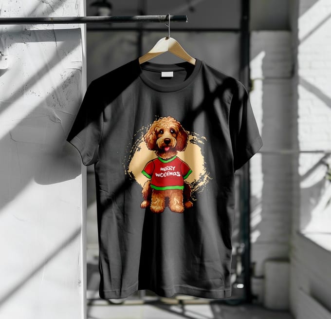 Kerst Transfer - Strijktransfer - Merry Woofmas - Dog - Hond - Kersthoodie