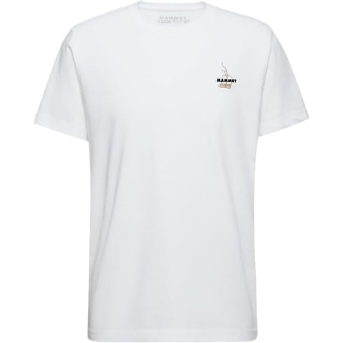 Mammut Core T-shirt Heren Sneeuw 1017-04054 Klein Wit white