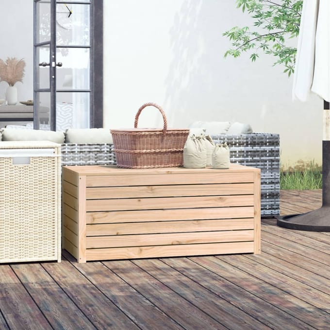 vidaXL - Tuinbox - 101x50,5x46,5 - cm - massief - grenenhout