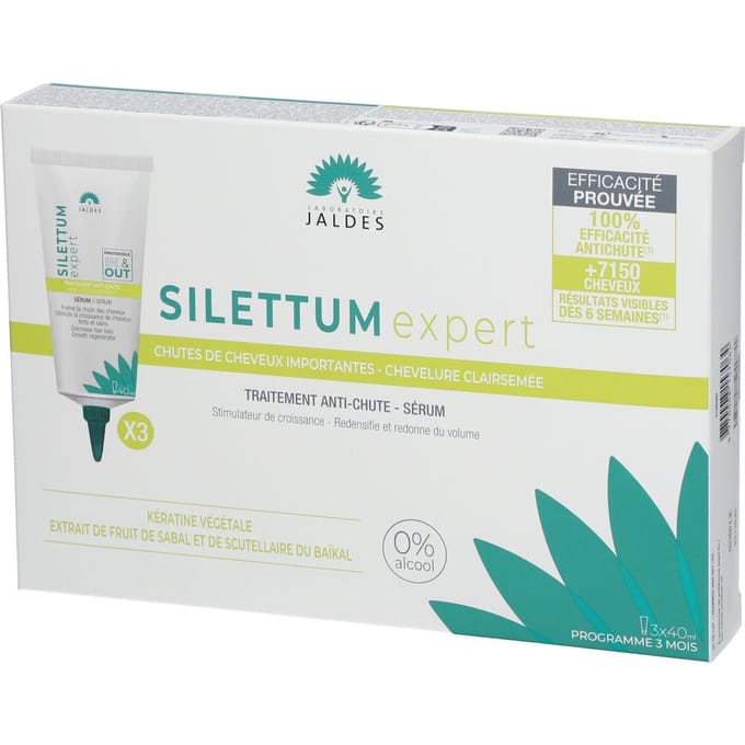Silettum Expert Serum Anti Haaruitval 0% Alcohol 3x40ml