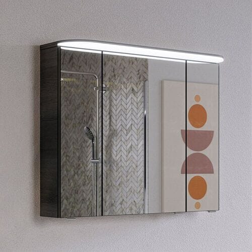 Pelipal Balto sprint mirror cabinet 85.2 cm LED edge lighting SEKE01085G1260S