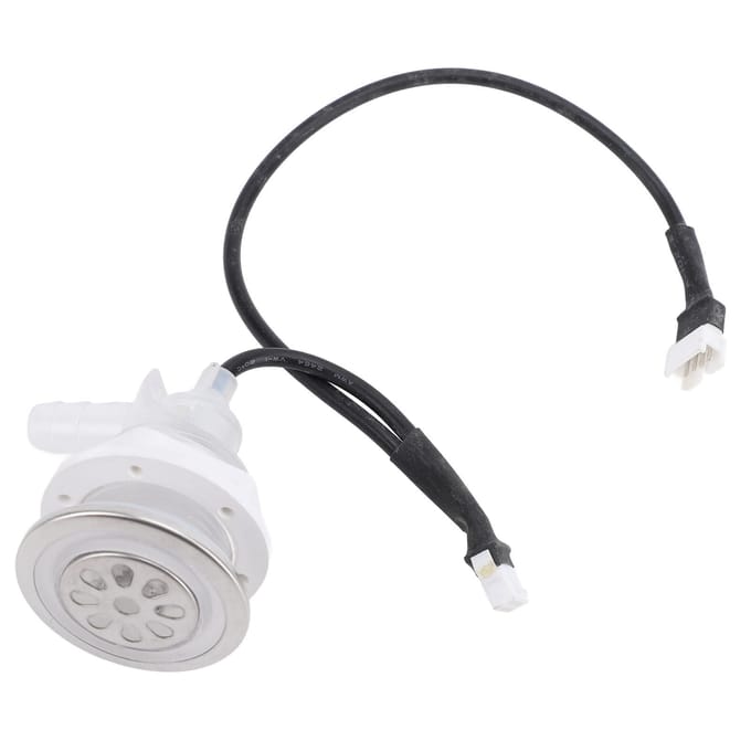 RGB Badkuip Spa Luchtmondstuk Luchtjet Vervanging 44mm 12V Bubbelmondstuk voor Spa Warmwaterbron Zwemmen black
