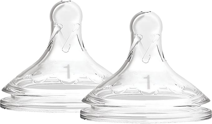 Dr. Brown's Options+ Flesspeen - Fase 1 - Brede halsfles - 2 stuks