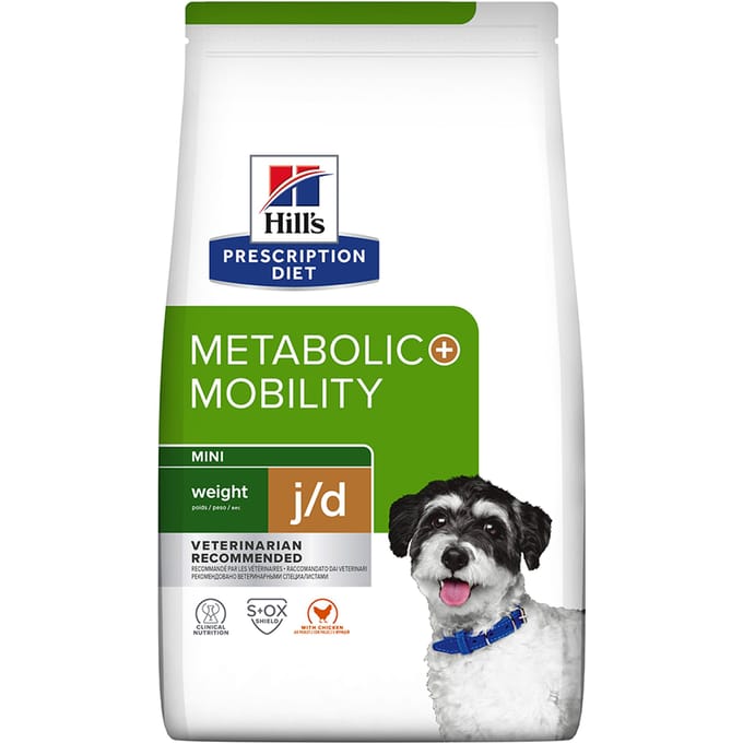 1kg j/d Metabolic + Mobility Mini Hill's Prescription Diet Hondenvoer