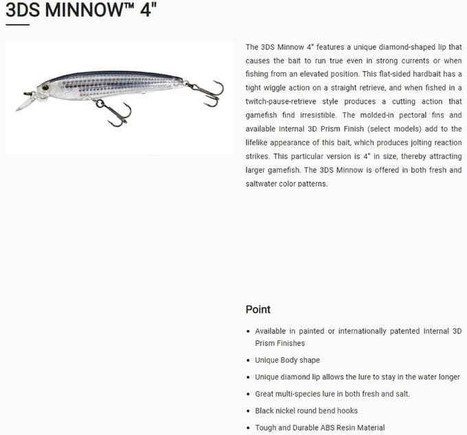 Yo Zuri Duel 3DS Minnow 100 mm Hangaas F1157-LSAC (8410)