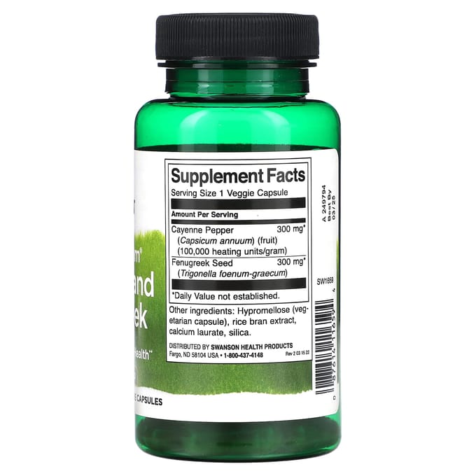 Volledig Spectrum Cayenne & Horopa, 60 Plantaardige Capsules