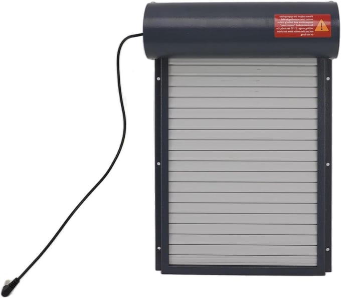 Automatische Deuropener - Kippenhok Deur - Gevogelte Beschermen - Lichtsensor Timer - 25x37 cm - Grijs