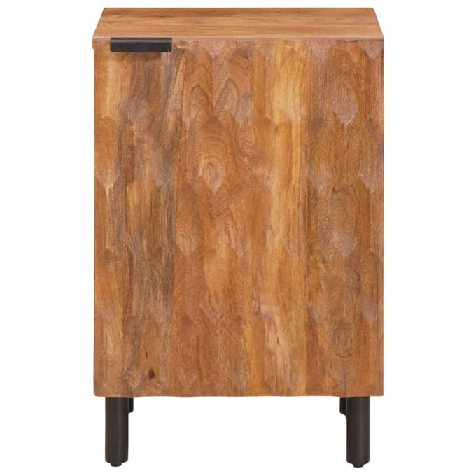 vidaXL - Badkamerkast - Bruin - 38 - x - 33 - x - 58 - cm - Massief - Mango - Hout