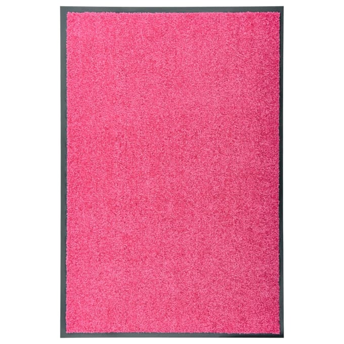 vidaXL - Deurmat - wasbaar - 60x90 - cm - roze