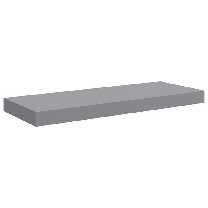 vidaXL - Wandschap - zwevend - 60x23,5x3,8 - cm - MDF - grijs
