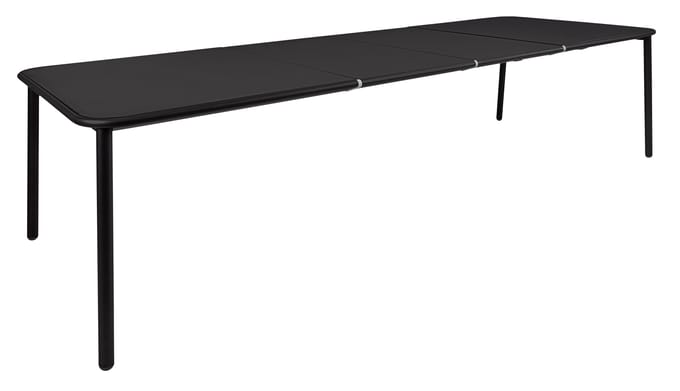 Emu Yard tafel - aluminium - zwart - L (uittrekbaar)