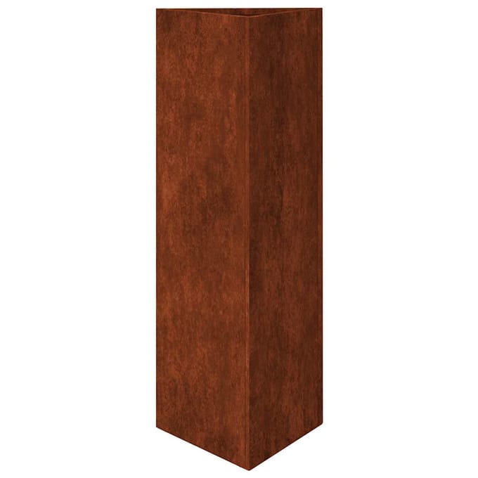 Vidaxl Jardinière de Jardin, 30x26x75 cm, Acier Corten