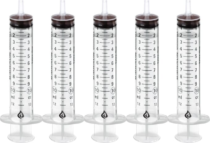 kitspuit 10ml - 3 delig - Per Stuk Verpakt - 5stuks.