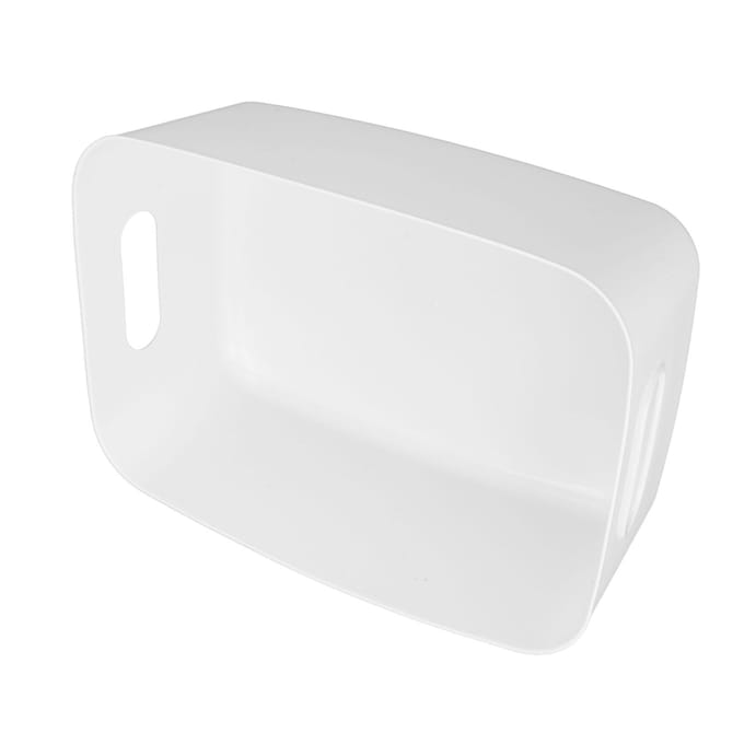 Opbergmand Wit Grote Capaciteit Handvat Ontwerp Duurzaam PP Brede Toepassing Plastic Opslag white
