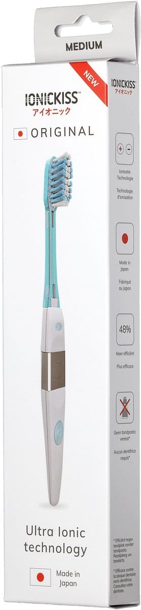 Ionickiss Tandenborstel Breed soft blauw