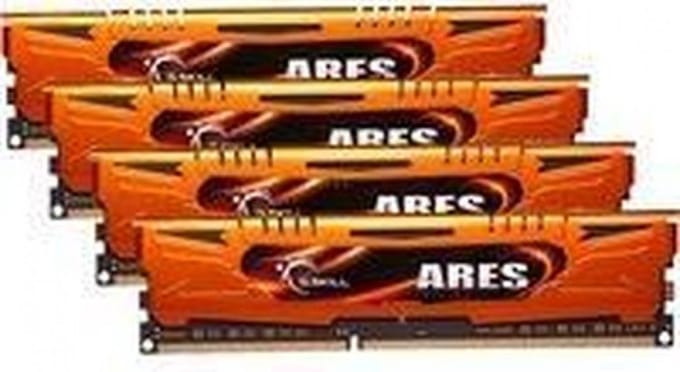 G.Skill ARES LP DDR3-1600 C10 QC - 32GB
