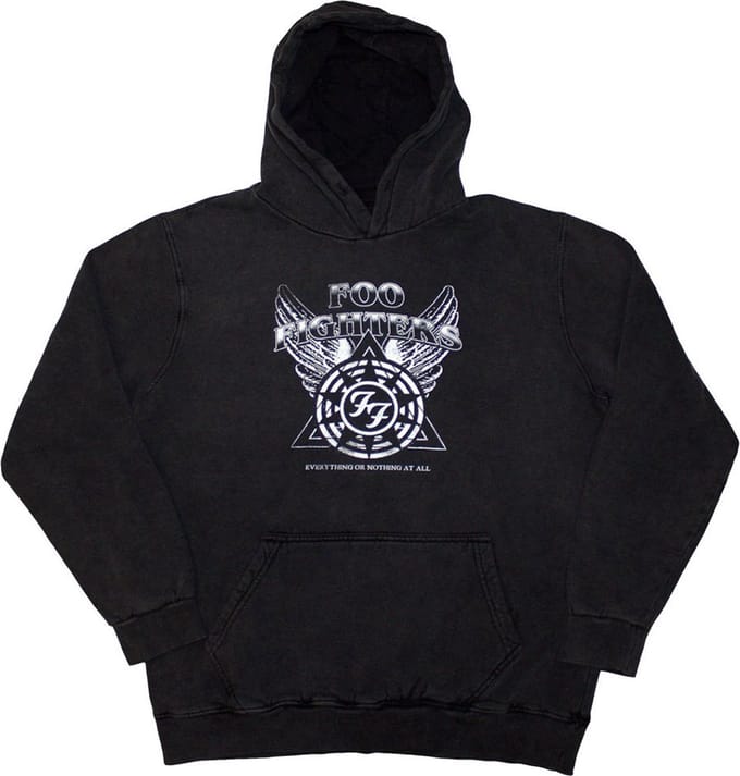 Foo Fighters - Everything Or Nothing At All Logo Hoodie/trui - S - Grijs