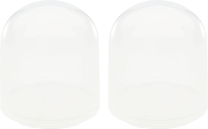 Natursutten set van 2 flesdoppen