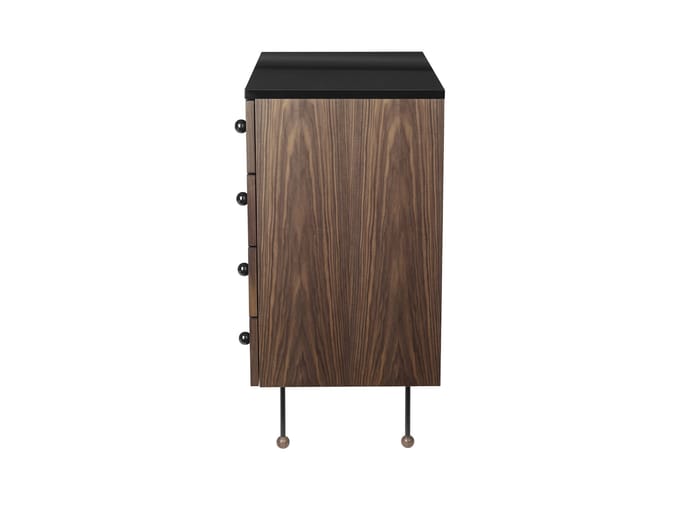 Gubi - 62 Serie Kommode - Amerikaans notenhout - bruin