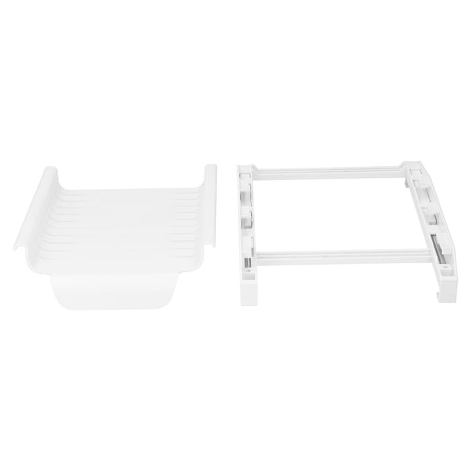 Koelkast Opbergrek Uittrekbare Lade Plaat Container Koelkast Voedsel Organizer Keukenbenodigdheden(Wit ) wit