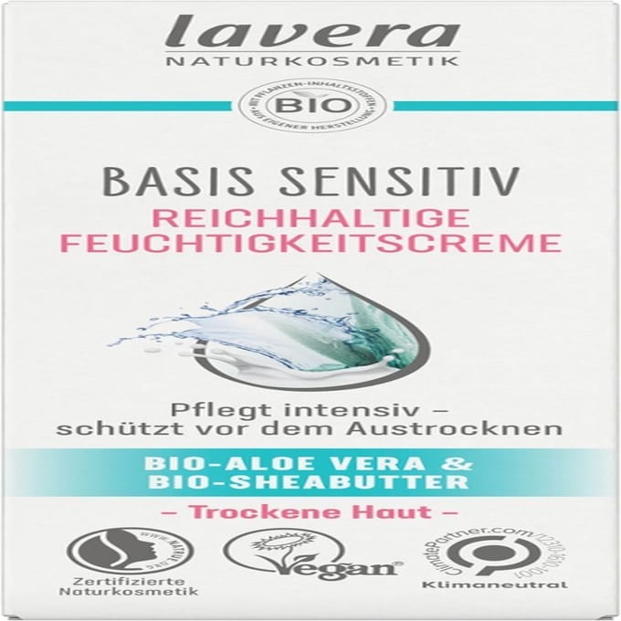 Lavera Gezichtsverzorging rijke hydraterende crème Dagopvang Dames 50 ml