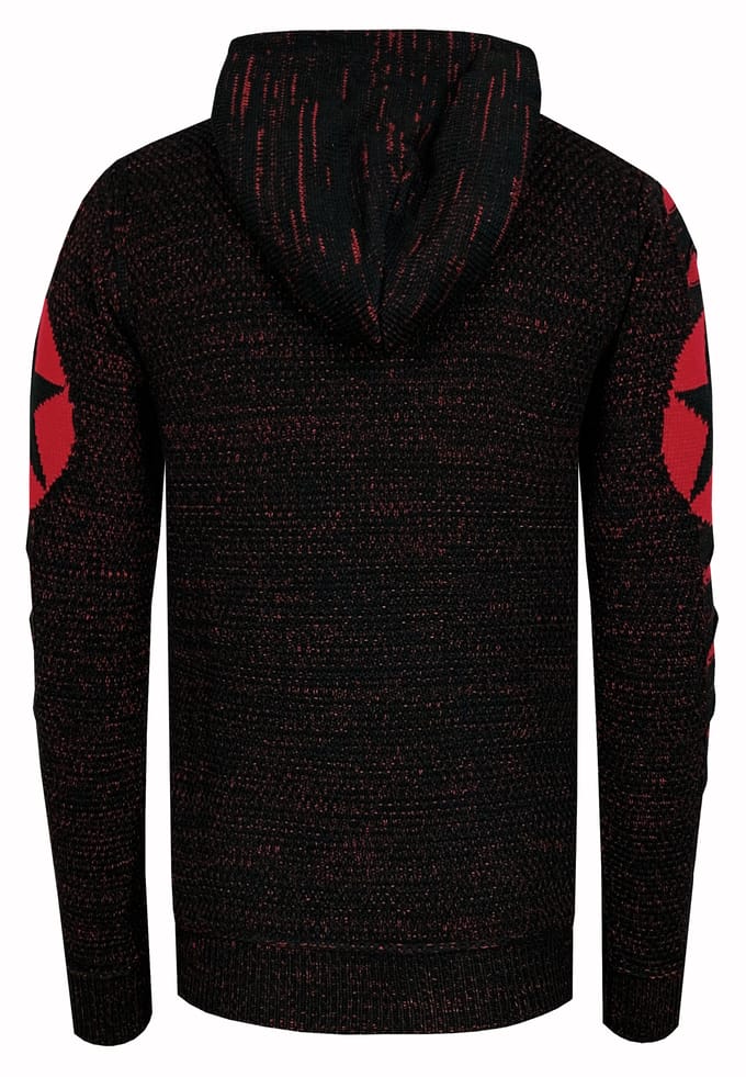 Grof gebreide hoodie