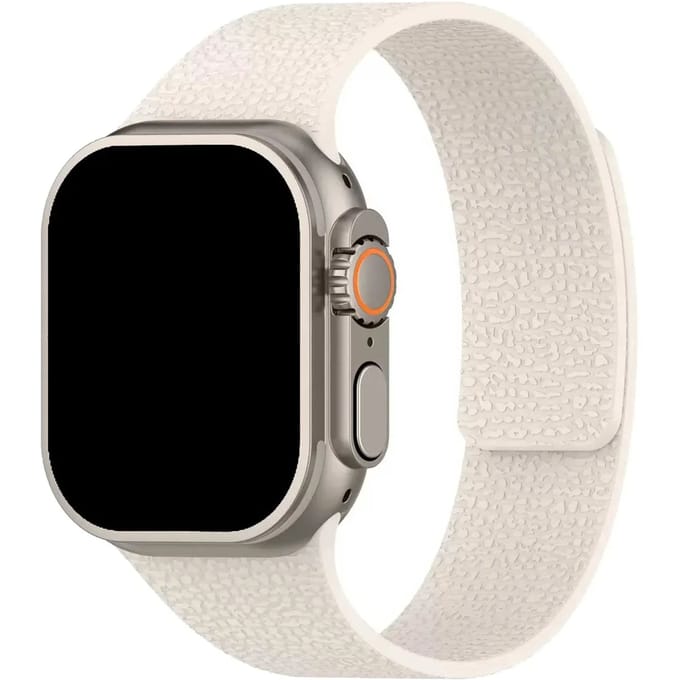 2+1 | Apple Watch Bandje Lunari - Siliconen - Sterrenlicht