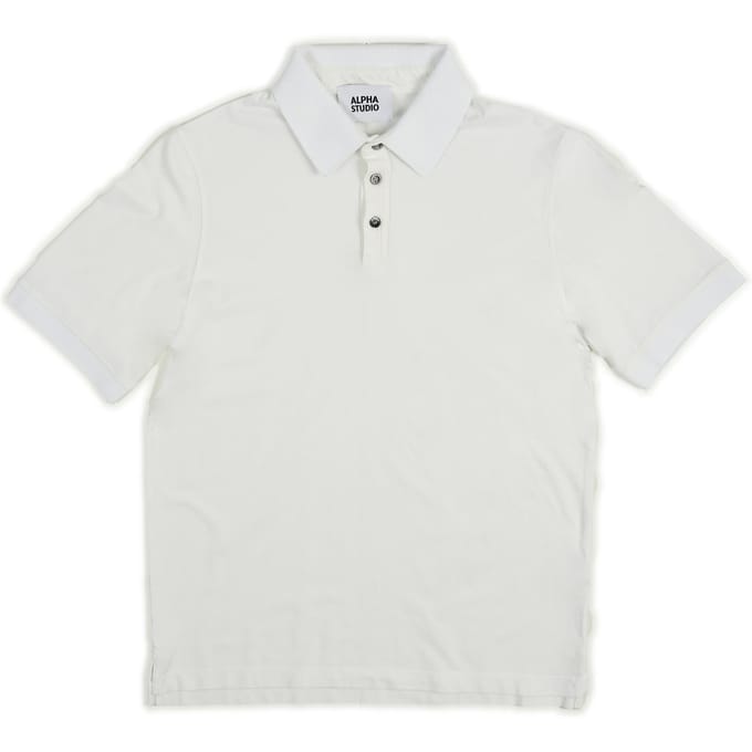 Alpha Studio - Polo M/m Stof Ijs Katoen AU-5335B 1210 BCO
